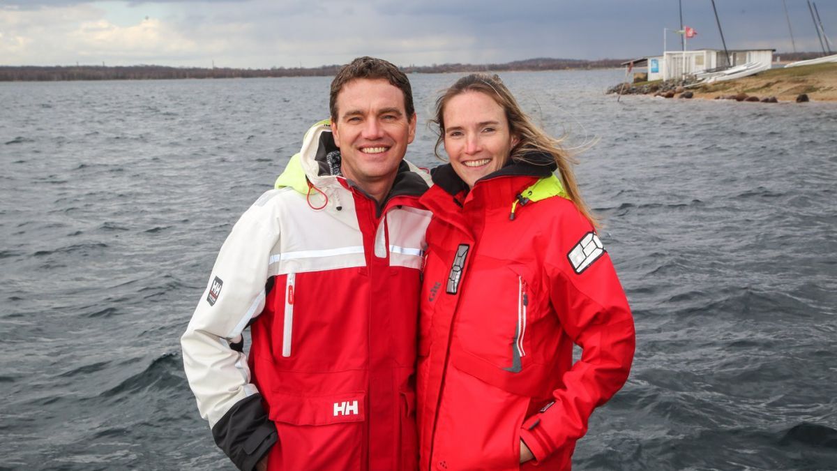 Jan und Melanie Heinrich (geb. Hohleweg) starten in einigen Tagen von Heiligenhafen ihre zweijährige Weltreise mit ihrem Segelboot. von privat