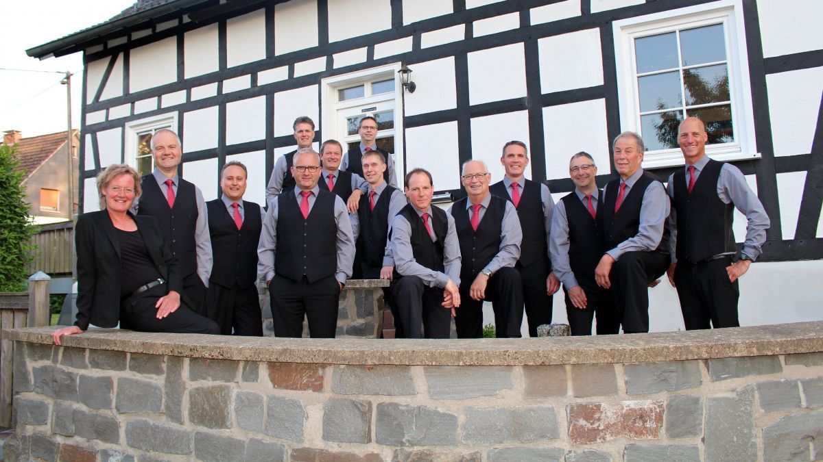 Der Chor „12 Räuber“ aus Hünsborn. von privat