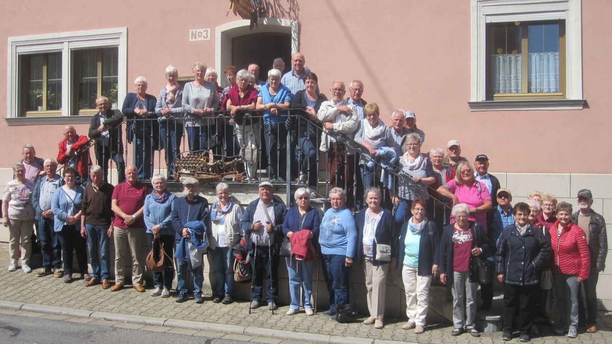 Die Reisegruppe des VdK Wenden erlebte schöne Tage im Steigerwald. von privat