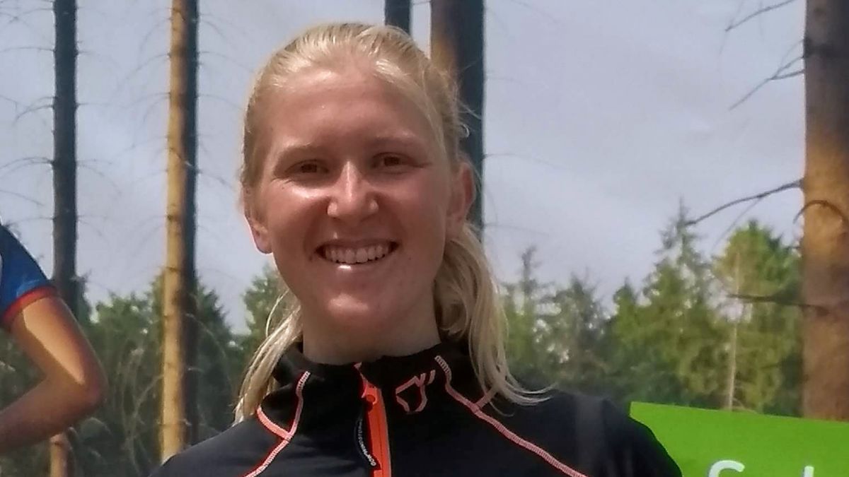 Melina Schöttes vom Ski Club Oberhundem holte sich den Tagessieg in der Damenklasse. von privat