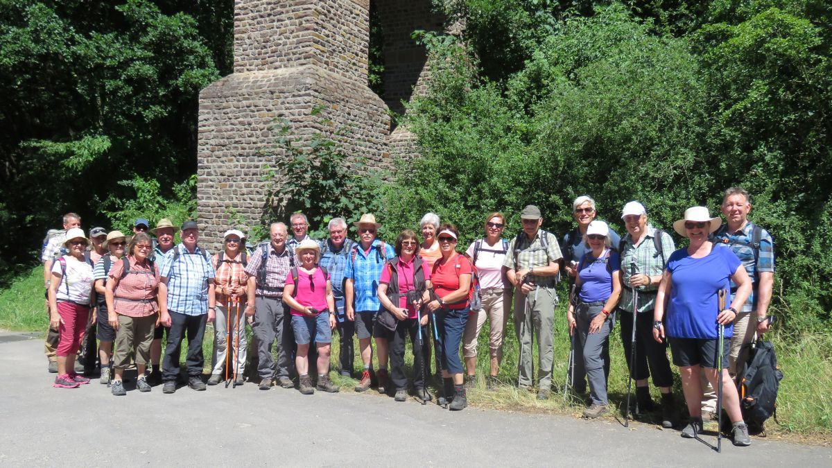 26 Teilnehmer waren bei der Wochenend-Wanderung des GSV Wenden dabei. von privat