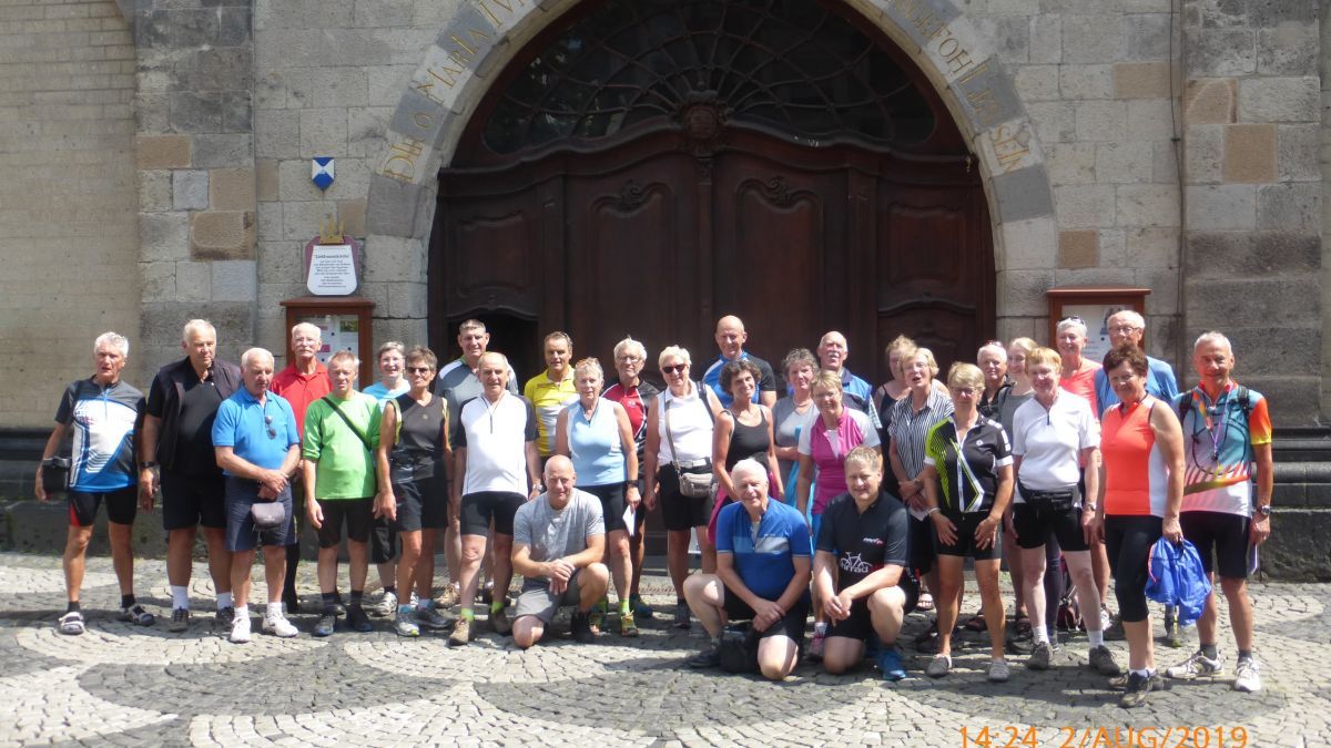 31 Mitglieder des Pfarrverbundes Lennestadt reisten mit dem Fahrrad nach Koblenz. von Privat