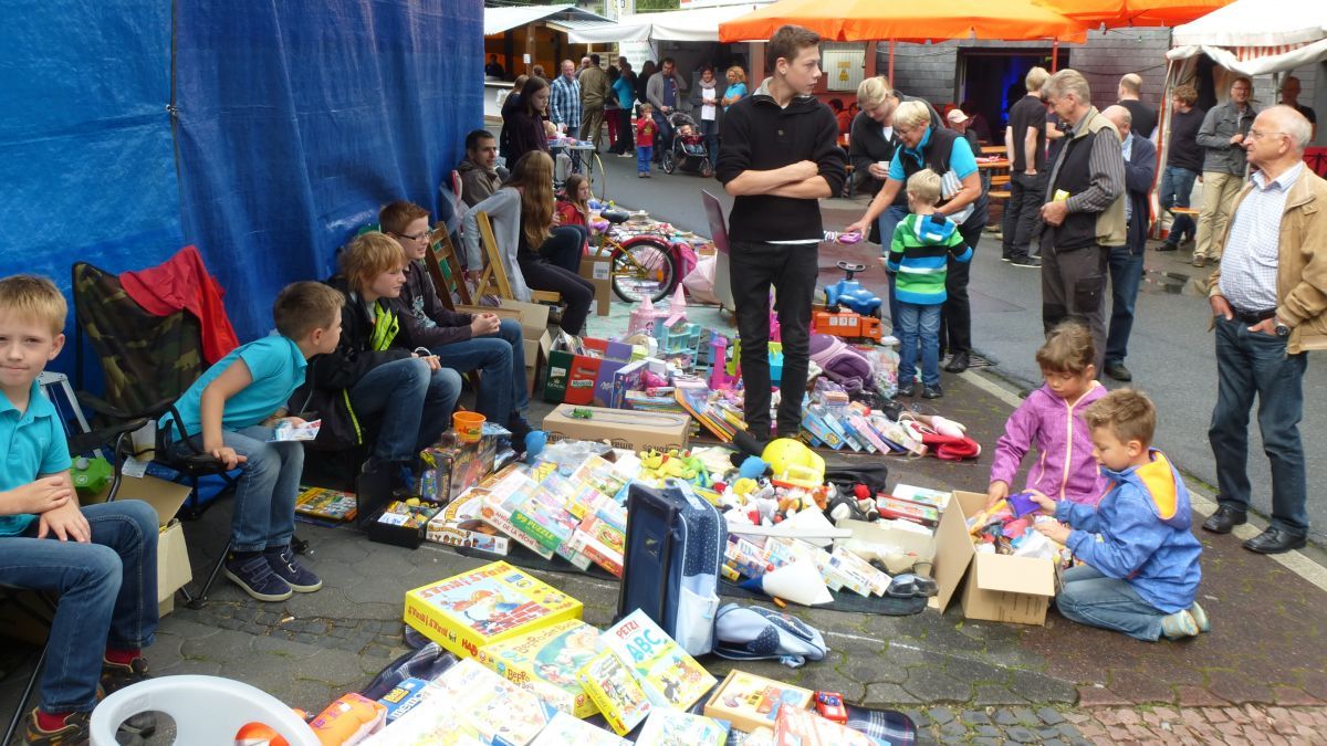 Mit einem Kindertrödelmarkt startet die Cityfete. von privat