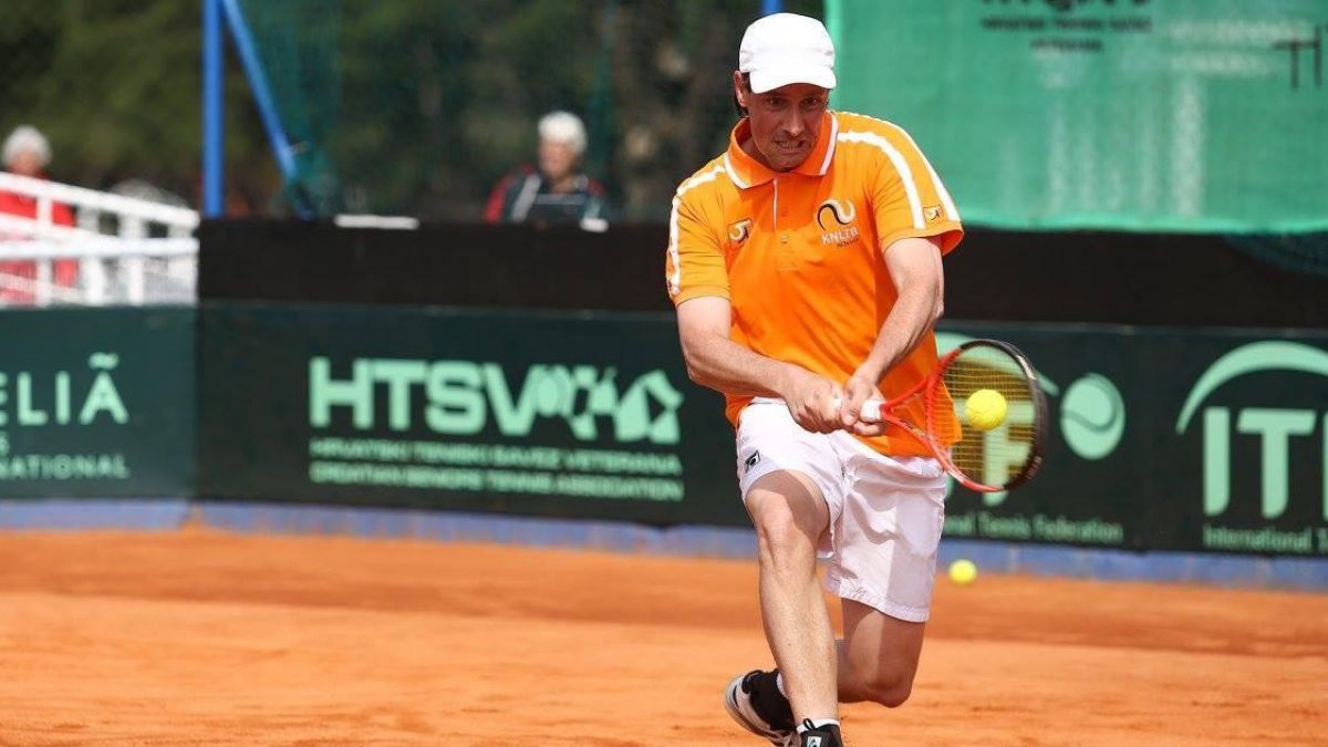 Tennisprofi Rogier Wassen bestreitet beim Bigge Open das Finale in der Herrenkonkurrenz. von privat