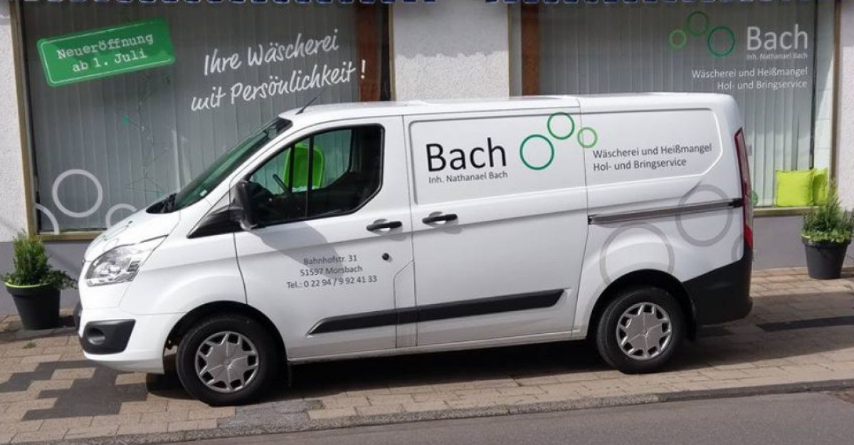 von Wäscherei und Heißmangel Bach