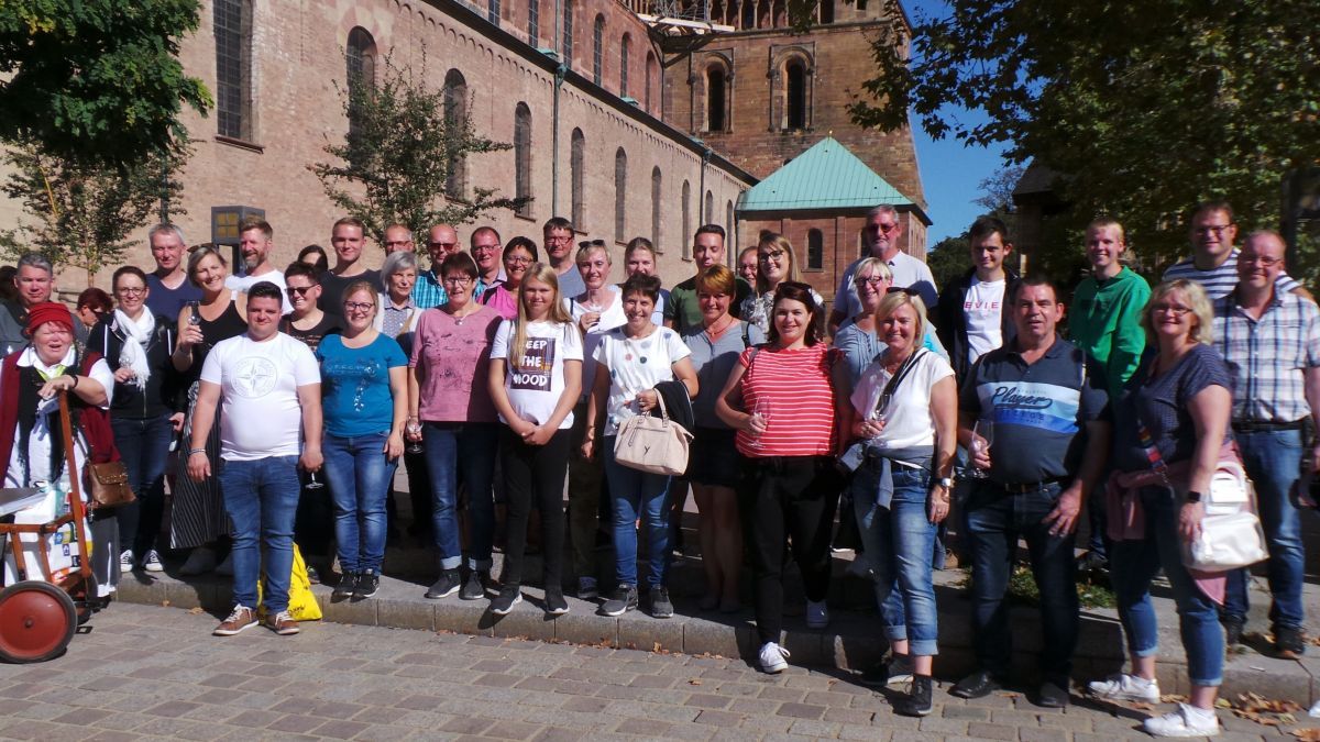 Die Möllmicker Chöre besuchten auf ihrer Reise die Städte Heidelberg und Speyer. von privat