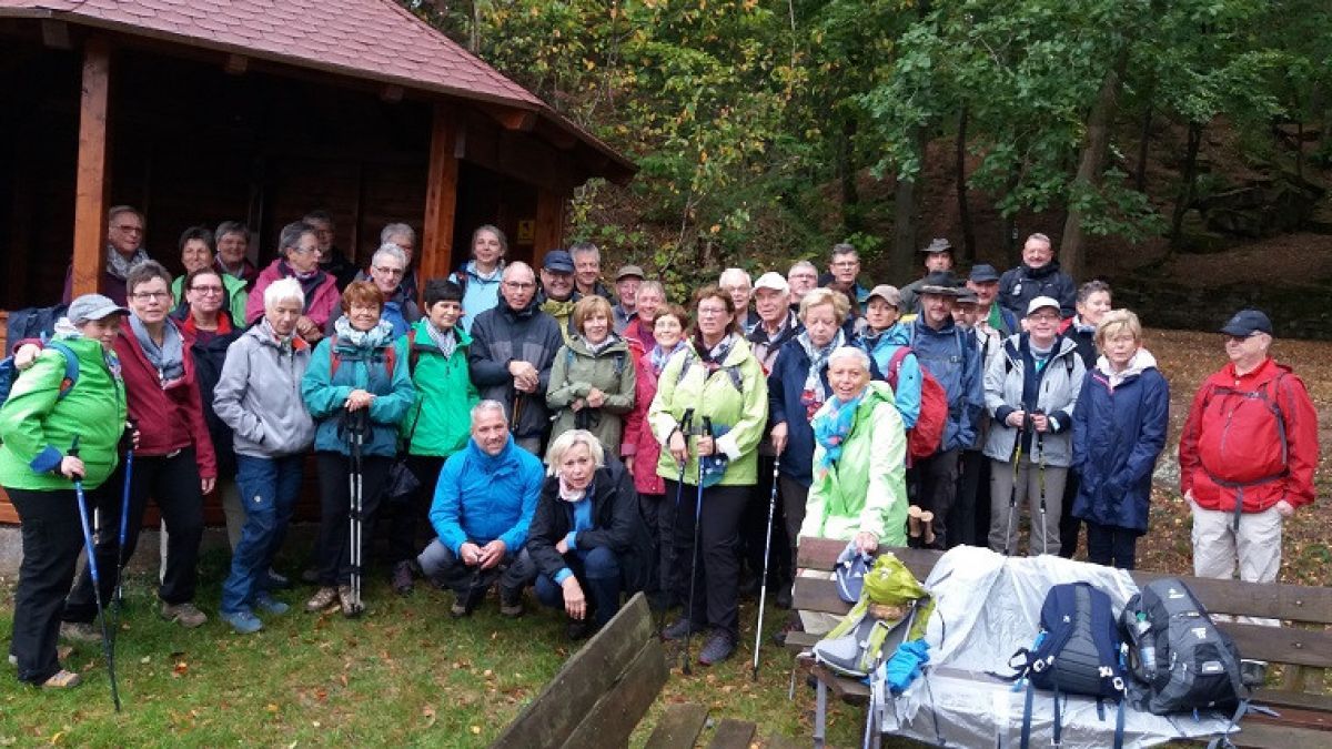 Für die SGVler aus dem Repetal ging es nach Churfranken. von privat
