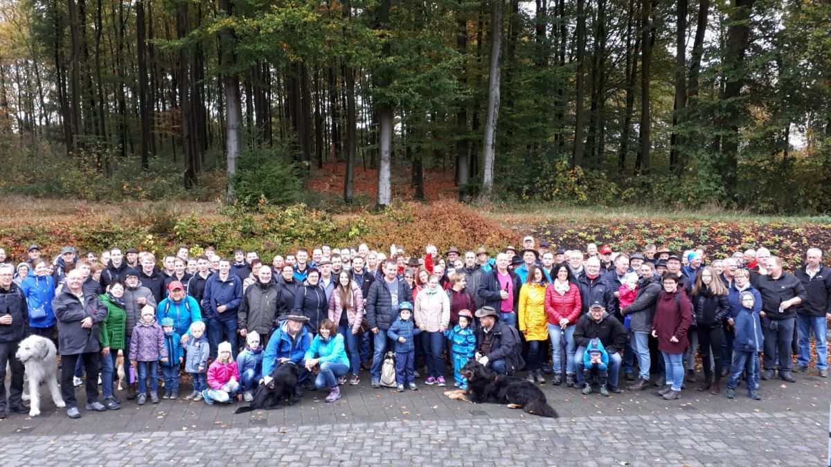 Die Teilnehmer der Wanderung. von privat