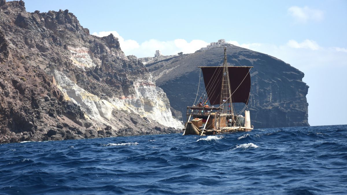 Die Abora IV ist eine Route in die Türkei bei Santorini. von Dominique Görlitz