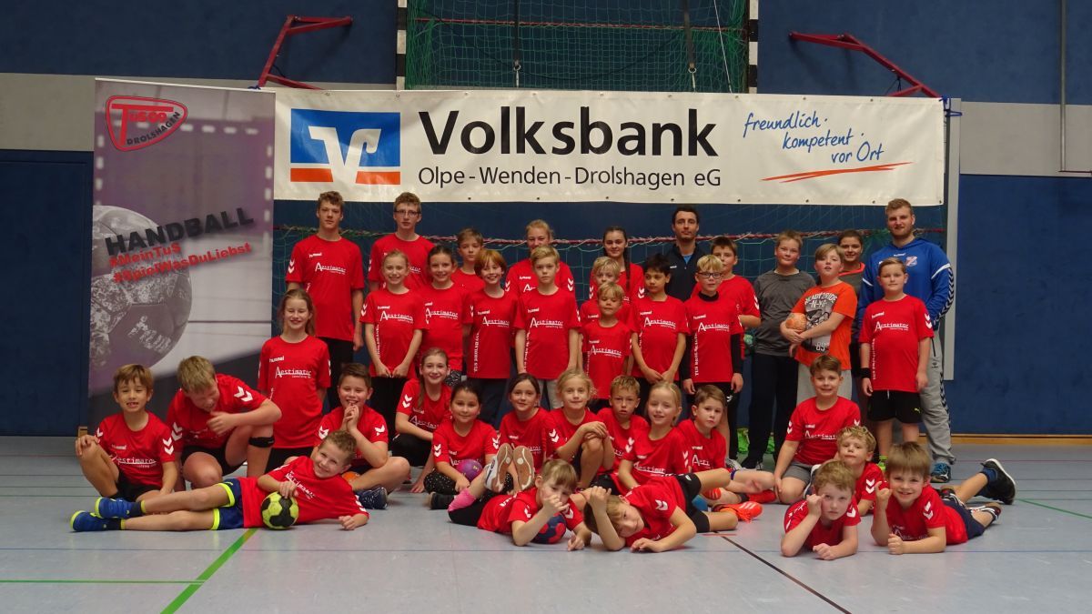 Der TuS Drolshagen bot ein dreitägiges Handball-Camp für Kinder an. von privat