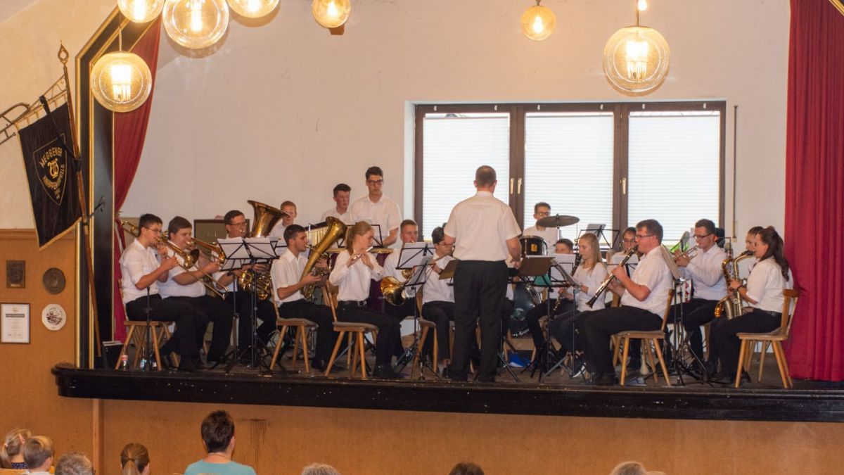 Das Gemeinschafts-Jugendorchester beim Konzert in Meggen. von privat