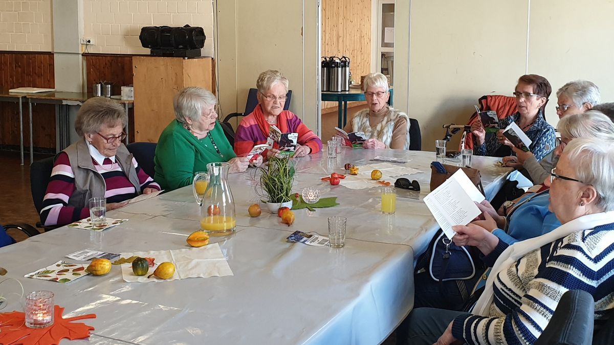 Die Senioren freuen sich über die dritte Auflage des Liederheftes „Lennestadt singt“. von Stadt Lennestadt