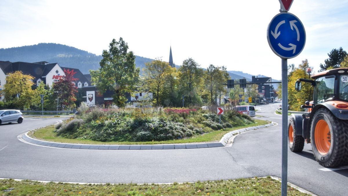 In Grevenbrück geht es bald auch rund: Drei Kreisverkehre könnten entstehen. von Symbol Prillwitz