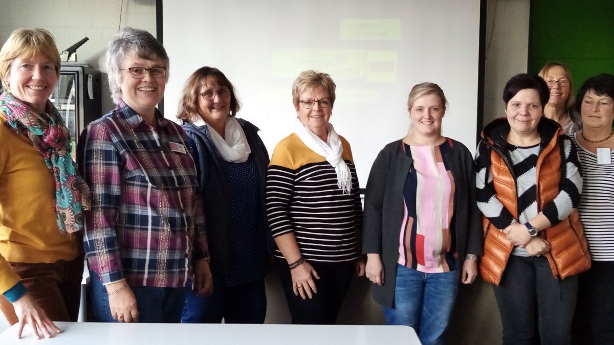 Die kfd hat sich kürzlich zum Thema Daten schulen lassen. von privat
