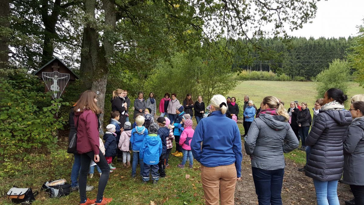 Waldprojekt beim Kindergarten Finnentrop