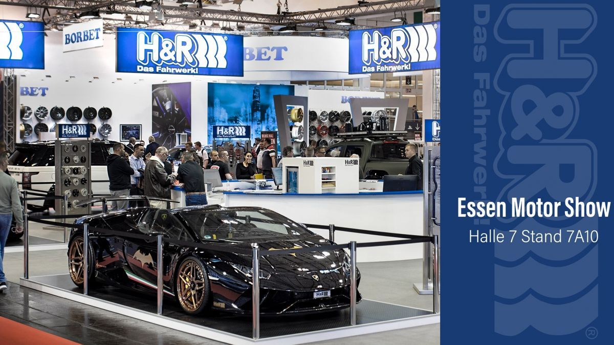 H&R aus Elspe ist wieder bei der Essen Motorshow dabei. von H&R