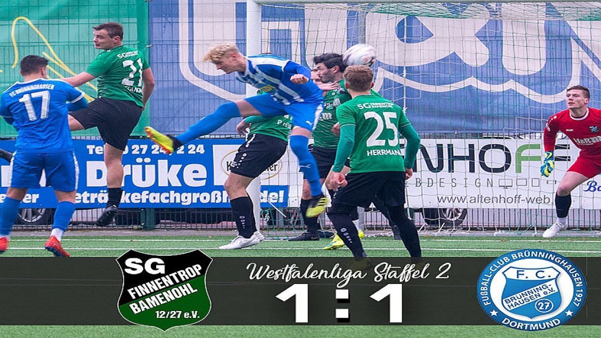 Nach dem 1:1 gegen den FC Brünninghausen bereitet sich die SG Finnentrop/Bamenohl akribisch auf das Kreis-Derby gegen den FC Lennestadt vor. von SG Finnentrop/Bamenohl