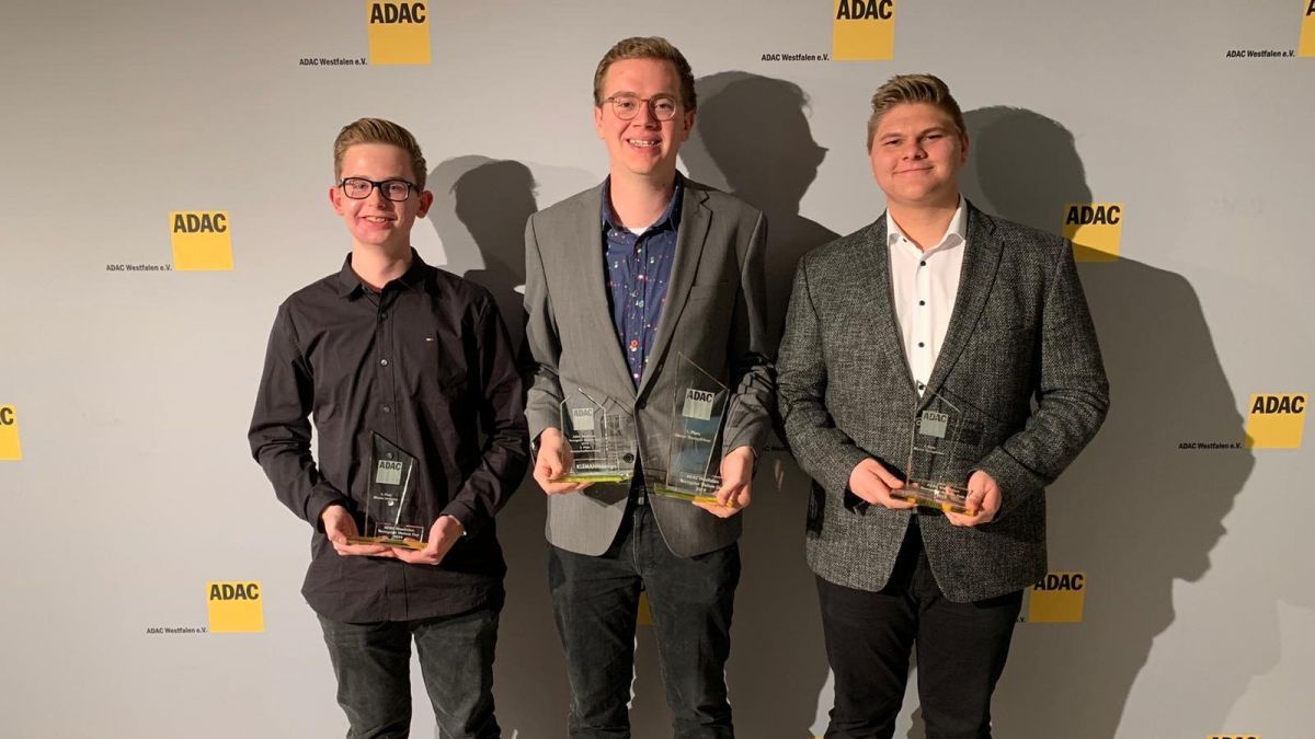 Das OAC-Team mit Paul Engel, Nico Verbücheln und Mika Kallweit (von links). von OAC / privat