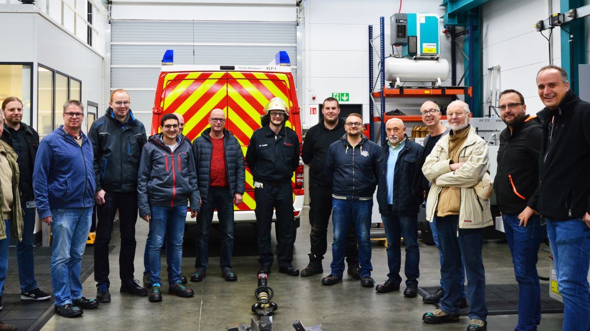 Die Feuerwehr Meinerzhagen hat kürzlich das Unternehmen GEDIA in Attendorn besucht. von GEDIA