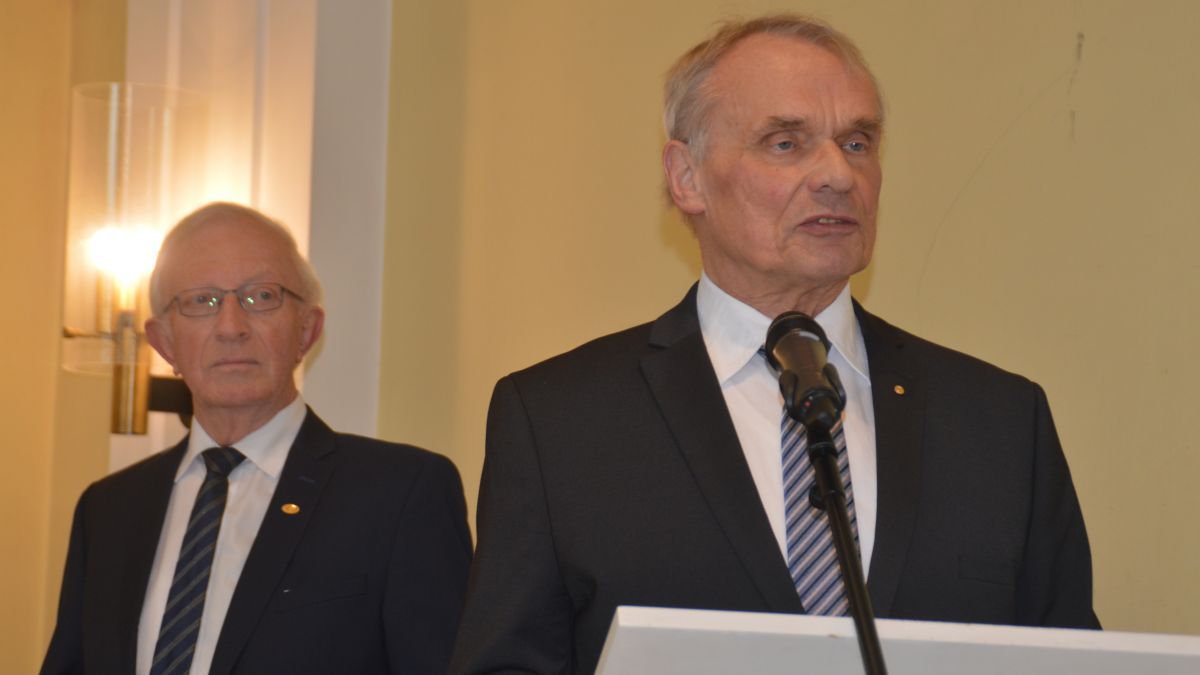 Vorsitzender Steffen Keller (rechts) und sein Stellvertreter Herbert Zens. von Nicole Voss