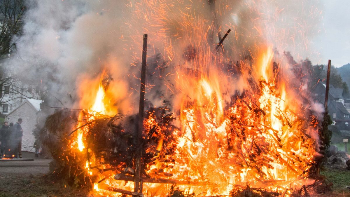 In diesem Jahr dürfen keine Osterfeuer abgebrannt werden. von Nils Dinkel