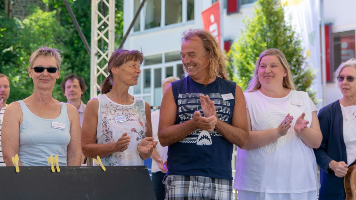 2018 feierte die Musikschule den 40. Geburtstag auf dem Marktplatz. von Archiv Nils Dinkel