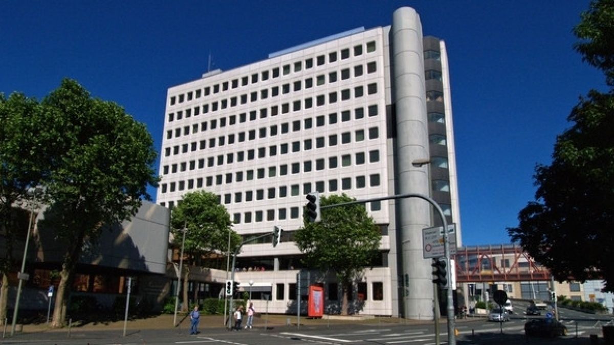 Das Justizgebäude von Landgericht und Staatsanwaltschaft Siegen. von LG Siegen/Justiz NRW