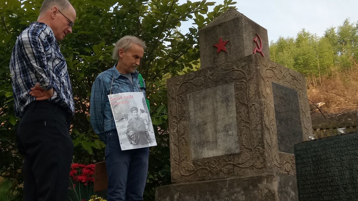 Am Sowjetischen Ehrenfriedhof in Maumke fand eine kleine Gedenkveranstaltung zum Tag der Befreiung am 8. Mai statt. von privat