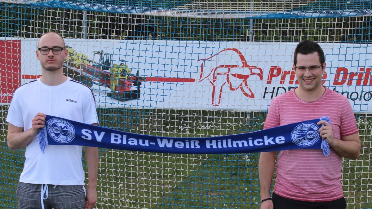 Verstärkung für den SV Hillmicke: Arturs Murins (l.) und Kevin Jakobi. von privat