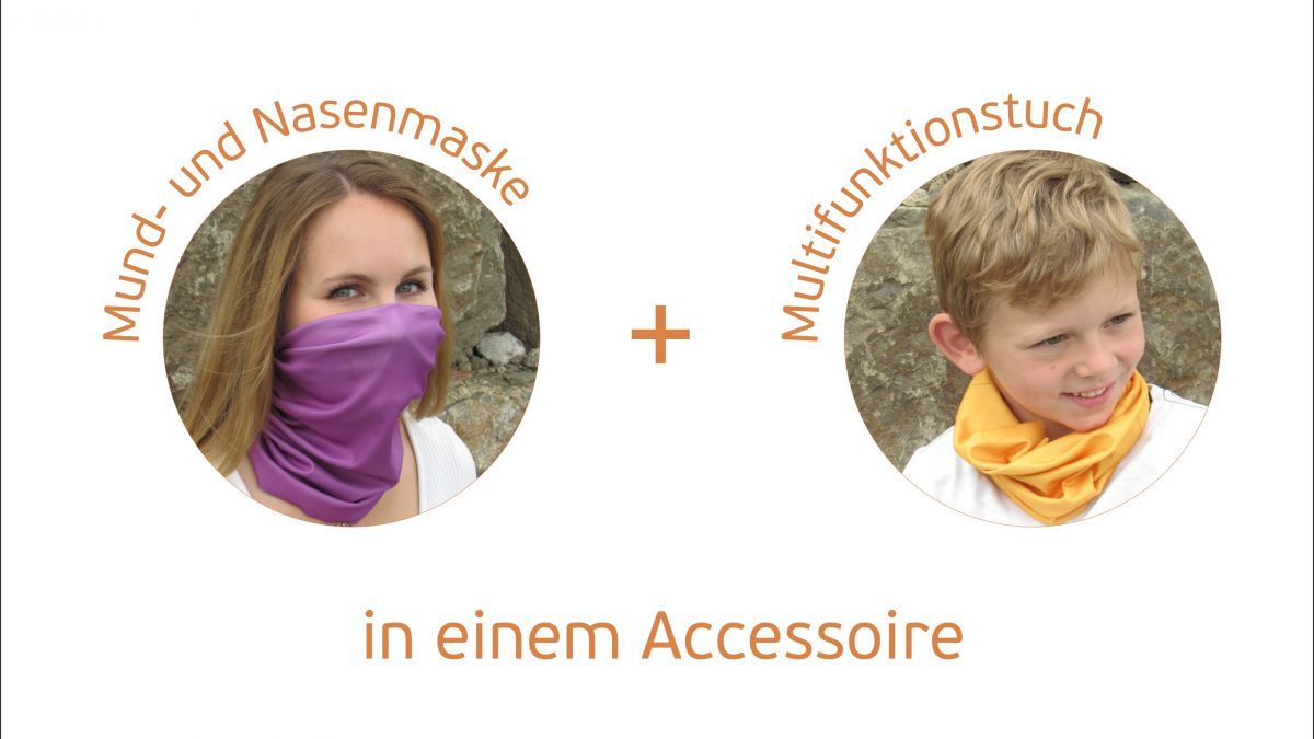 Der neue PRO-Loop - ein antimikrobielles Multifunktionstuch für Klein und Groß. von Anzeige: privat