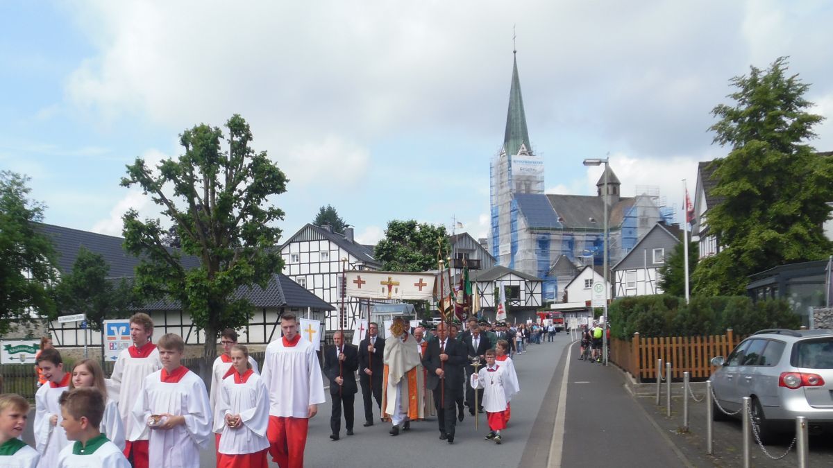 Die Fronleichnamsprozession, wie sie die Heggener kennen, kann in diesem Jahr nicht stattfinden - aber Pfarrgemeinderat und Kirchenvorstand haben sich einen anderen Verlauf überlegt. von privat