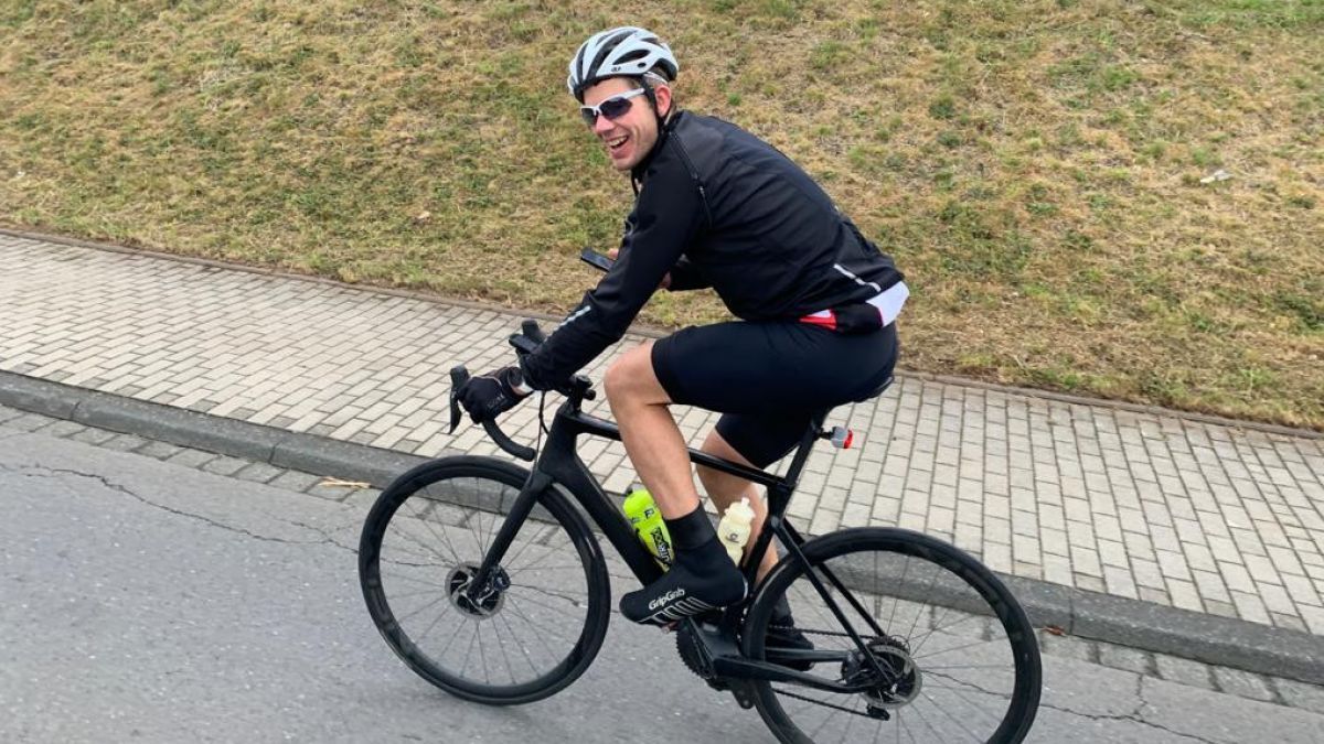 Bastian Albers nahm den Mount Lenscheid bei der Everest-Challenge in Angriff. von privat