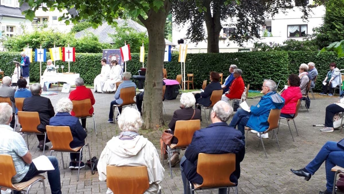 In Meggen werden am Wochenende Freiluft-Gottesdienste gefeiert. von privat