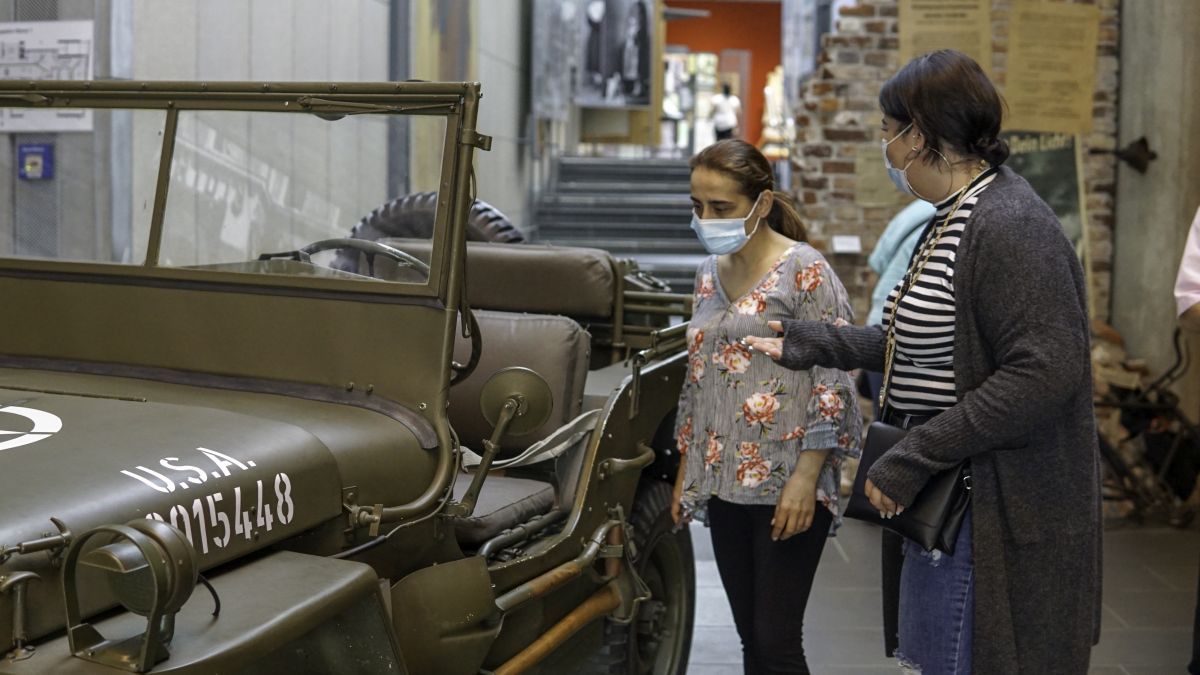 Die Teilnehmer waren von der Ausstellung im Haus der Geschichte begeistert. von privat