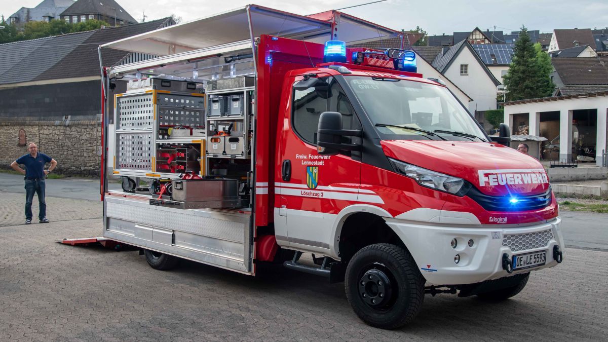 Der neue Gerätewagen Logistik ersetzt den 27 Jahre alten Schlauchwagen. von privat
