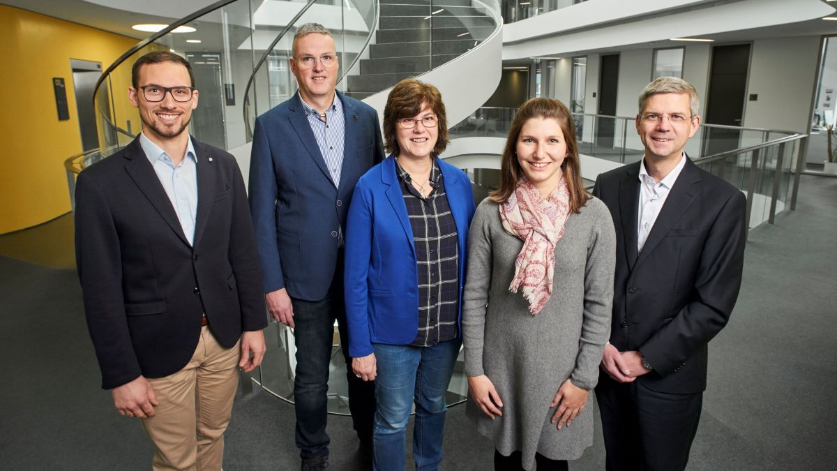 Das Projektteam, bestehend aus Marc Langel, Ulrich Gabriel, Dorothea Clemens, Nina Arens und Stefan Tofote (von links), bei einem Treffen im November 2019. von privat