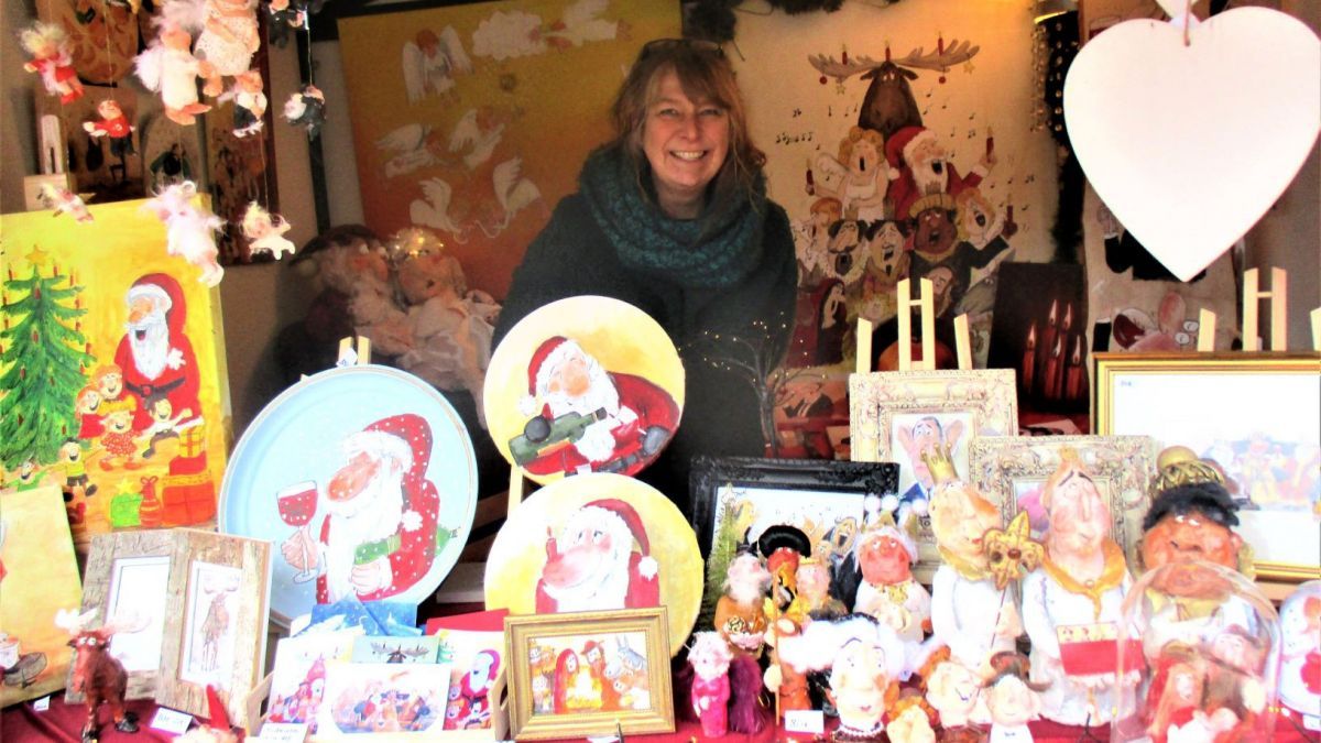 In den vergangen Jahren hatte Stefanie Gräve-Lütticke immer ihren eigenen Stand auf dem Weihnachtsmarkt in Drolshagen. Dieses Jahr soll es andere Aktionen geben. von privat