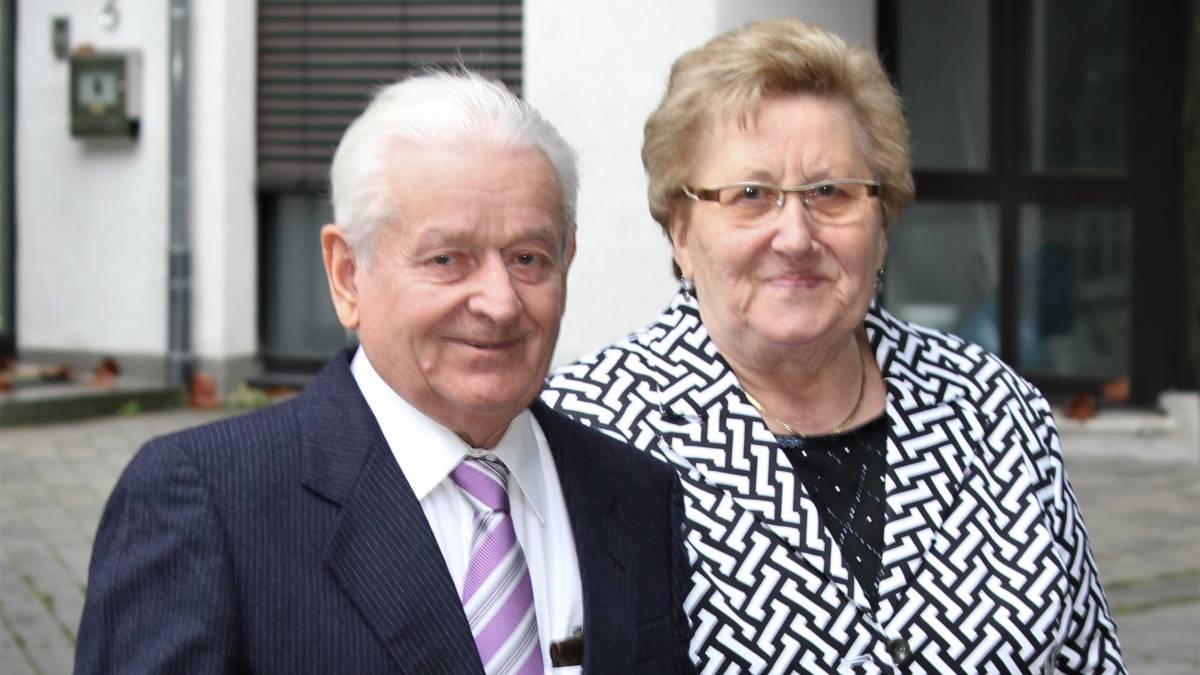 60 Jahre Ehe liegen hinter Annelore und Otto Knebel. von privat
