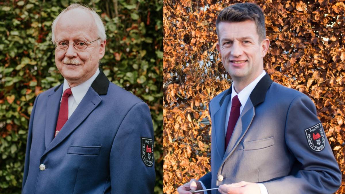 Gibt ab 2021 in Helden den Takt vor: Christian Schlosser (rechts) wird Nachfolger von Meinolf Wurm. von privat