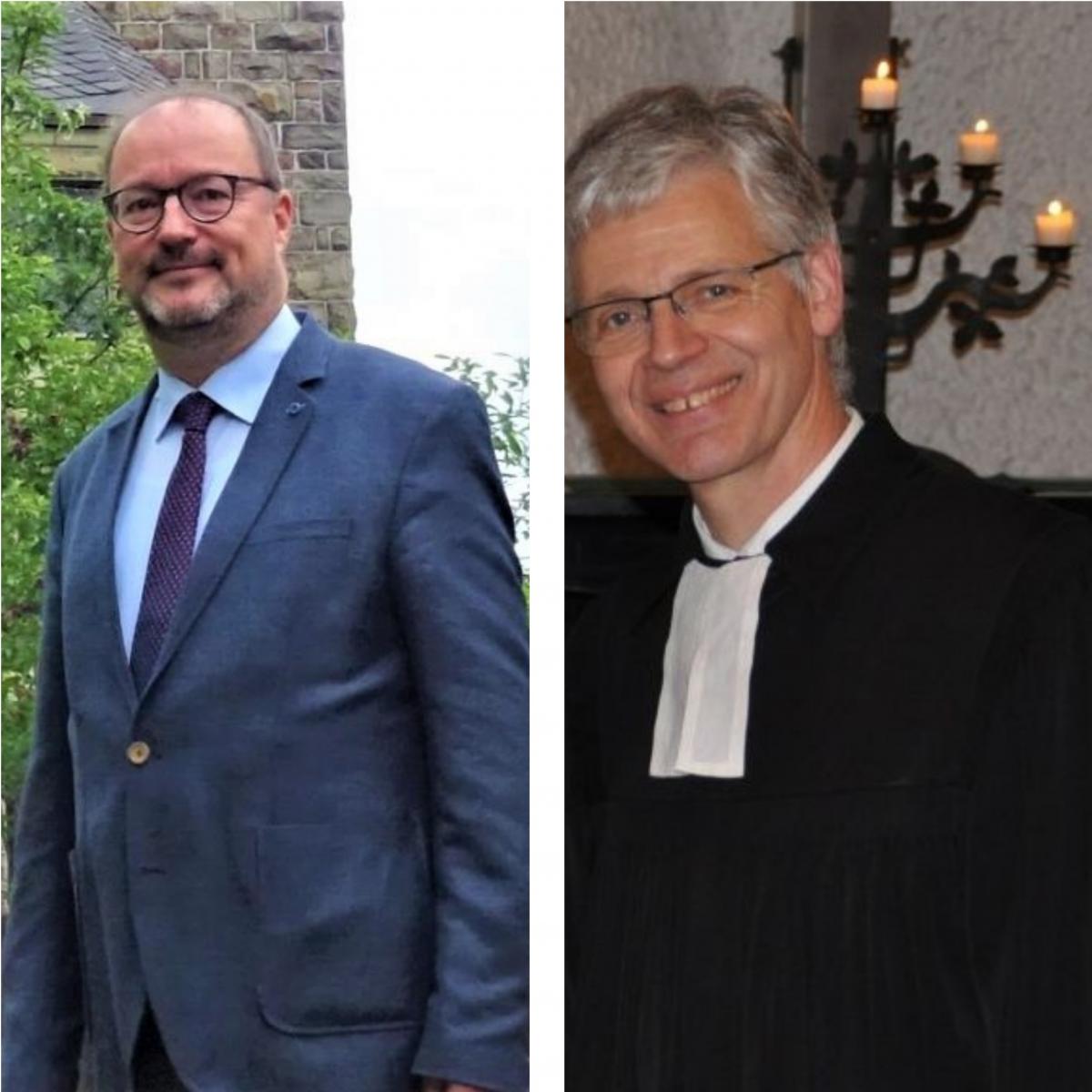 Dr. Christof Grote (links) und Andreas Schliebener feierten 2020 ihr 25-jähriges Ordinationsjubiläum. von LokalPlus
