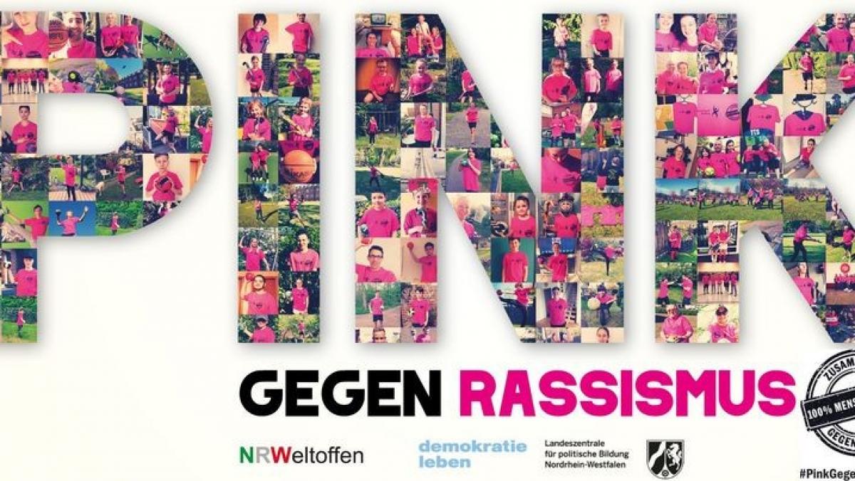 Der Sport setzt mit „Pink gegen Rassismus“ ein Zeichen für Toleranz und Weltoffenheit. von privat