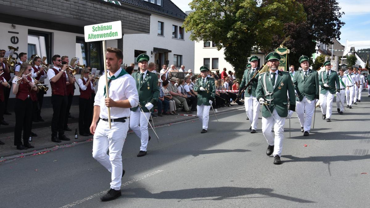 Der Schützenverein Schönau-Altenwenden, hier beim Bundesschützenfest 2019 in Medebach, hätte gerne das nächste Bundesschützenfest 2022 ausgerichtet. von Nicole Voss