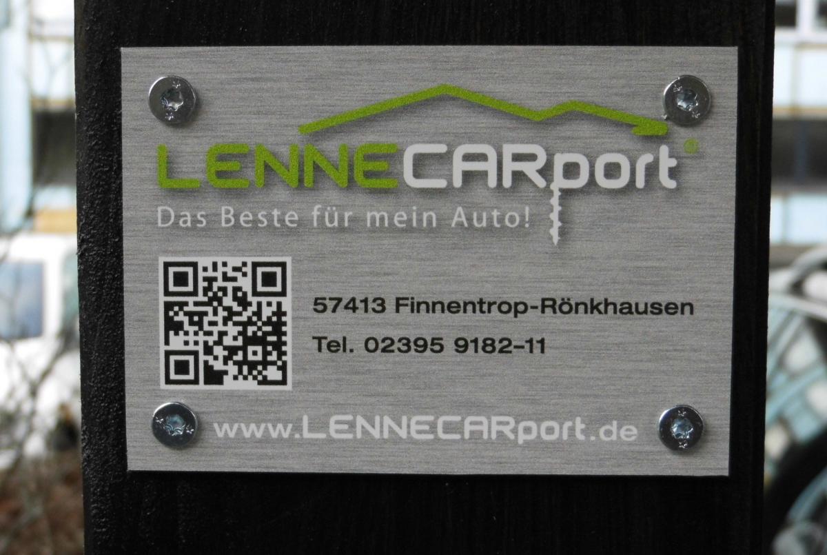 „Das Beste für mein Auto“ verspricht die neue Marke LENNECARport. von LENNECARport