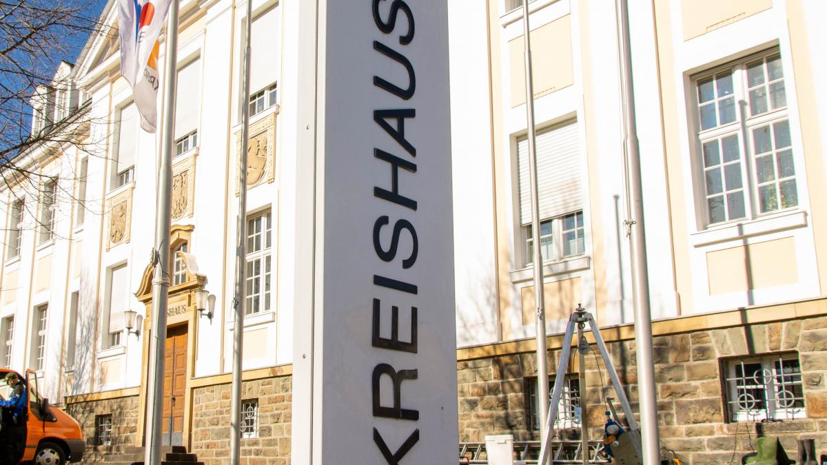 Das Kreishaus in Olpe. von Nils Dinkel