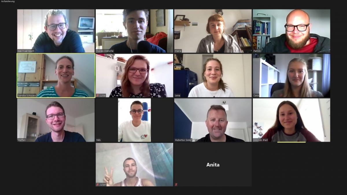 Wer möchte kann am digitalen Austausch für Geschwisterkinder teilnehmen.  von privat