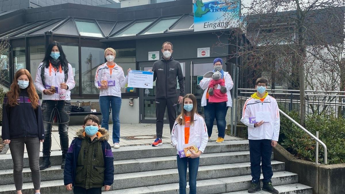 Die Vereinsmitglieder der Wasserfreunde Finnentrop liefen mehr als 1.700 Kilometer für „Heartbeat Sauerland“ von privat