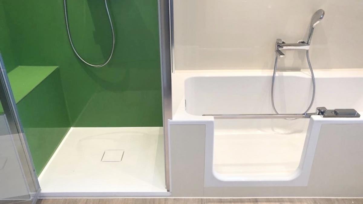 Die altersgerechte Modernisierung von Duschen und Bädern ist das Spezialgebiet von „das Bad frank weiß“. von privat
