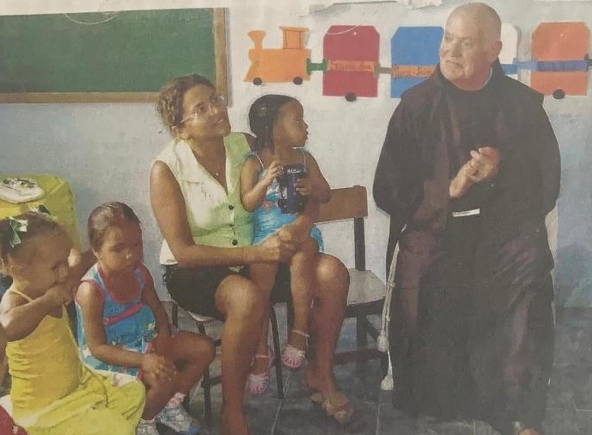 Pater Breda unterstützte die Ärmsten der Armen in Brasilien.  von privat