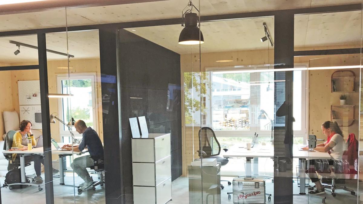 Im Coworking-Space in Olpe können Selbstständige und Gründer sich Büroflächen mieten. von privat
