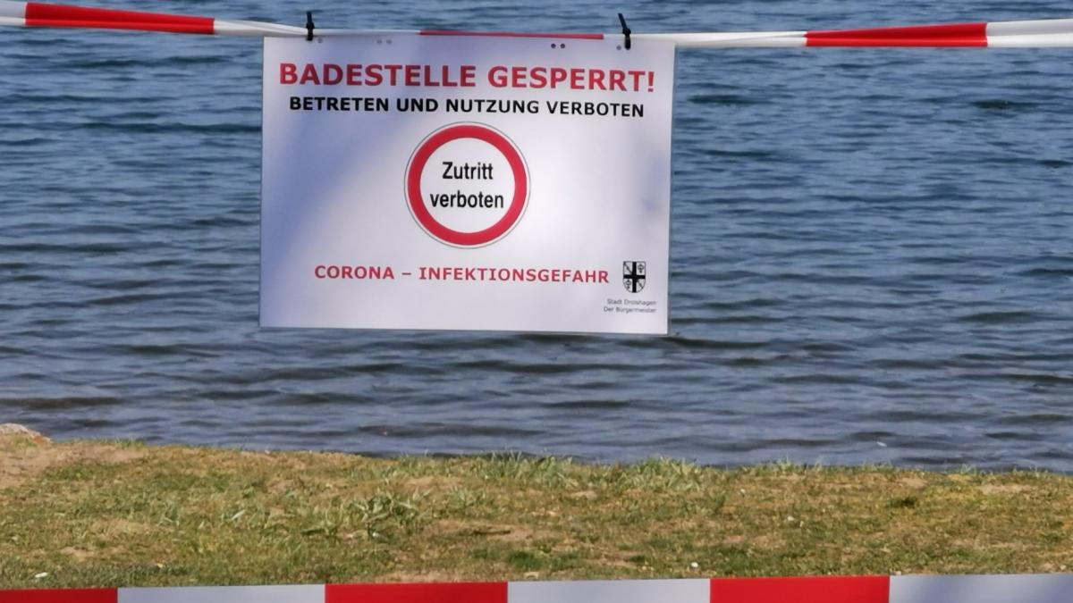 Die Stadt Drolshagen hat die Badestelle Kalberschnacke vorsorglich gesperrt. von privat
